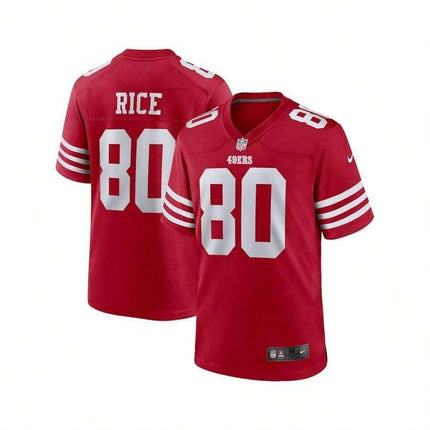 Jerry Rice San Francisco 49ers 2024-2025 Scarlet Team Game Jersey