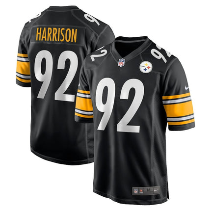 James Harrison Pittsburgh Steelers 2024-2025 Black Game Jersey