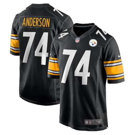 Spencer Anderson Pittsburgh Steelers 2024-2025 Black Game Jersey