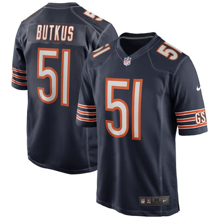 Dick Butkus Chicago Bears 2024-2025 Navy Player Game Jersey