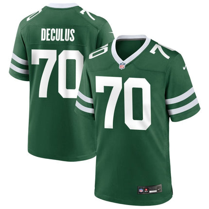 Austin Deculus New York Jets 2024-2025 Legacy Green Game Jersey