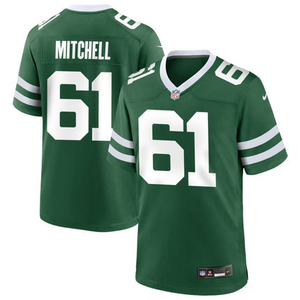 Max Mitchell New York Jets 2024-2025 Legacy Green Game Jersey