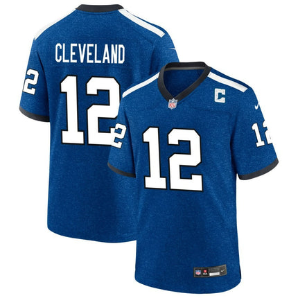 Tyrie Cleveland Indianapolis Colts 2024-2025 Blue Indiana Nights Game Jersey