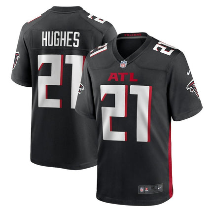Mike Hughes Atlanta Falcons 2024-2025 Game Player Black Jersey