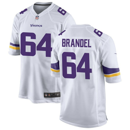 Blake Brandel Minnesota Vikings 2024-2025 White Game Jersey