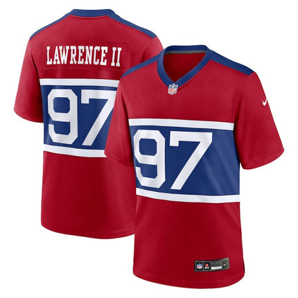 Dexter Lawrence II New York Giants 2024-2025 Red Game Jersey