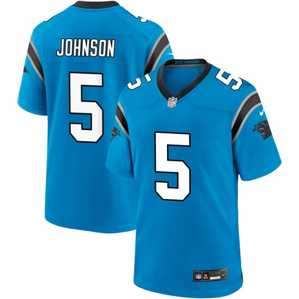 Diontae Johnson Carolina Panthers 2024-2025 Alternate Game Blue Jersey