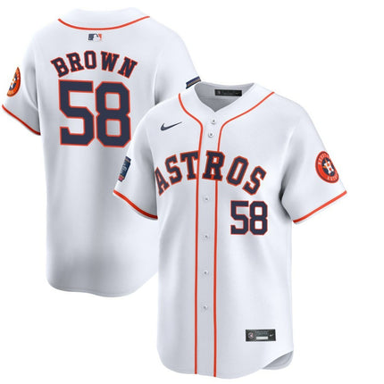 Hunter Brown Houston Astros 2024 MLB World Tour Mexico City Series Home Limited Pick-A-Player White Jersey