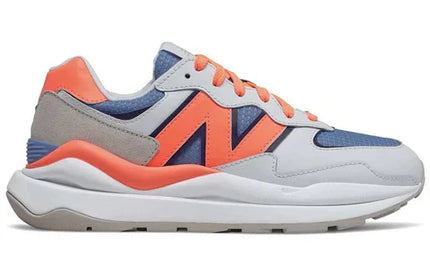 Men's New Balance 57/40 White Orange Stellar Blue Shoes