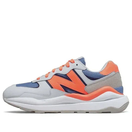 Men's New Balance 57/40 White Orange Stellar Blue Shoes