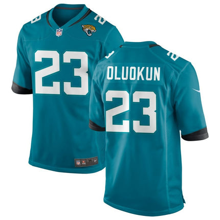 Foye Oluokun Jacksonville Jaguars 2024 Player Game Teal Jersey
