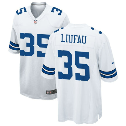 Marist Liufau Dallas Cowboys 2024 Player Game White Jersey