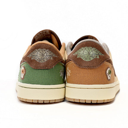 Men's Air Jordan 1 Zion Williamson x Air Jordan 1 Low OG Ã¢â‚¬Å“Voodoo" Shoes