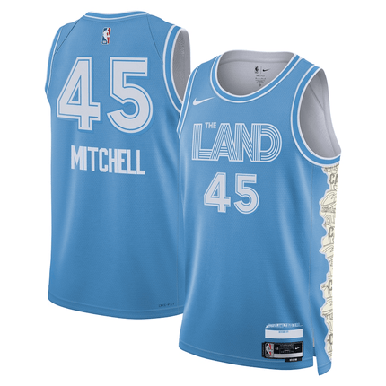 Donovan Mitchell Cleveland Cavaliers 2024-2025 City Edition Swingman Blue Jersey