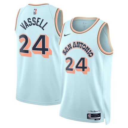 Devin Vassell San Antonio Spurs 2024-2025 City Edition Swingman Blue Jersey