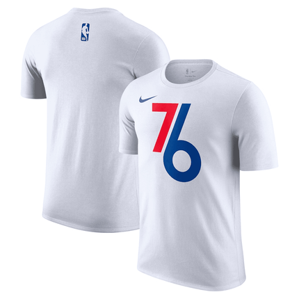 Philadelphia 76ers 2024-2025 City Edition Essential Logo T-Shirt - Mens