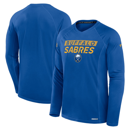 Buffalo Sabres 2024-2025 Fanatics Authentic Pro Rink Tech Long Sleeve T-Shirt