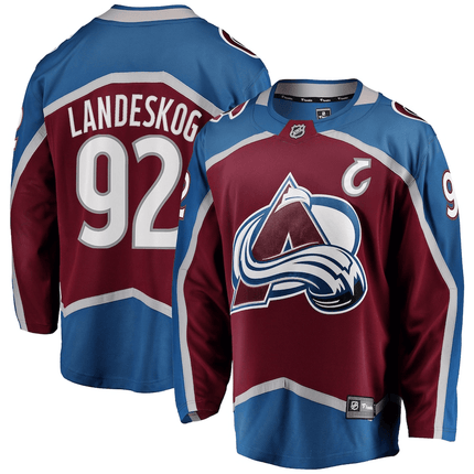 Gabriel Landeskog Colorado Avalanche 2024-2025 Home Breakaway Burgundy Jersey