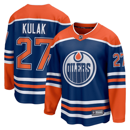 Brett Kulak Edmonton Oilers 2024-2025 Home Breakaway Royal Jersey