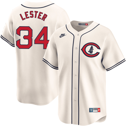 Jon Lester Chicago Cubs 2024-2025 Field of Dreams Limited Cream Jersey