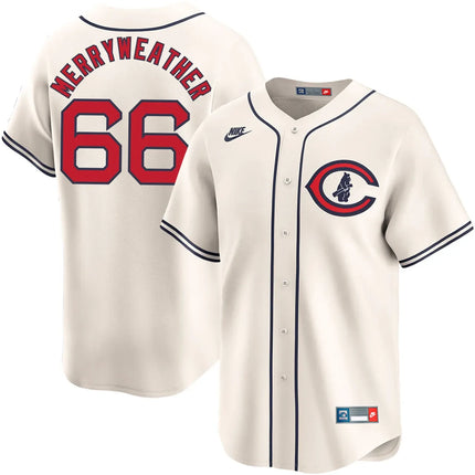 Julian Merryweather Chicago Cubs 2024-2025 Field of Dreams Limited Cream Jersey