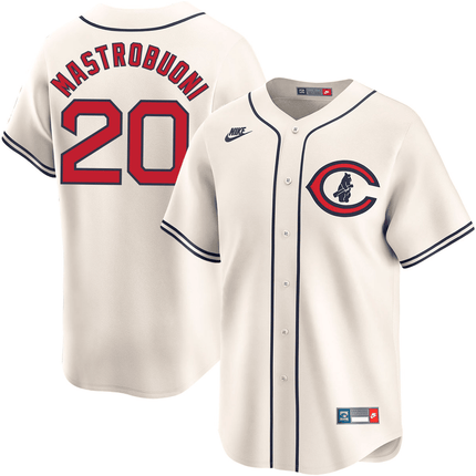 Miles Mastrobuoni Chicago Cubs 2024-2025 Field of Dreams Limited Cream Jersey