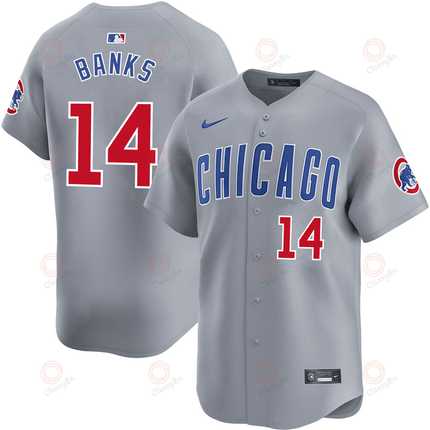 Ernie Banks Chicago Cubs 2024-2025 Road Limited Gray Jersey