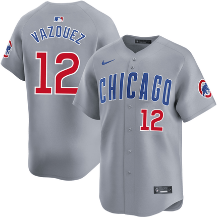 Luis Vazquez Chicago Cubs 2024-2025 Road Limited Gray Jersey