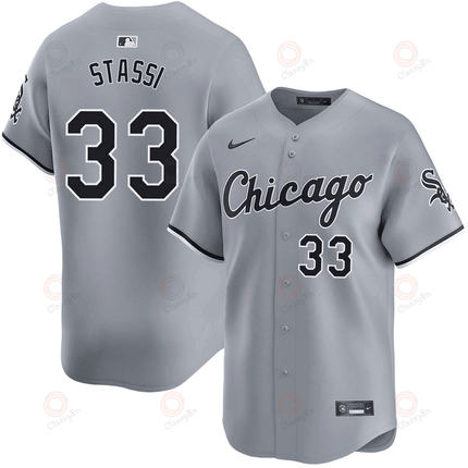 Max Stassi Chicago White Sox 2024-2025 Road Limited Gray Jersey