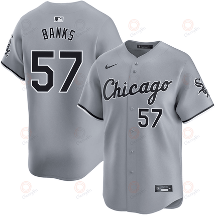 Tanner Banks Chicago White Sox 2024-2025 Road Limited Gray Jersey