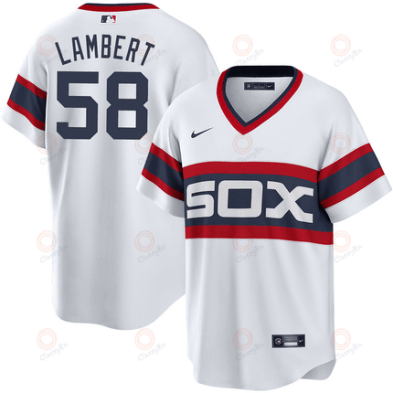 Jimmy Lambert Chicago White Sox 2024-2025 White Alternate White Jersey