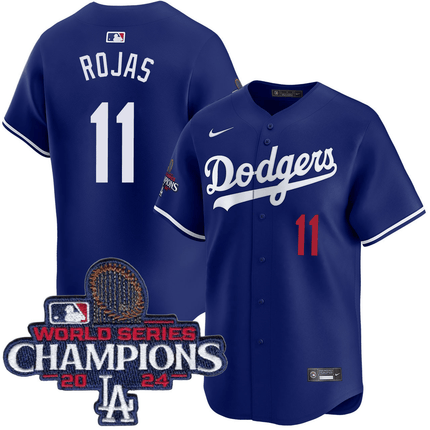 Miguel Rojas Los Angeles Dodgers 2024 Alternate Limited World Series Champions Royal Jersey