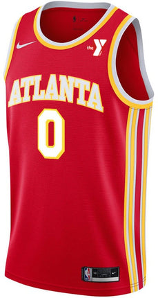 Dominick Barlow Atlanta Hawks 2025 Icon Edition Swingman Jersey - Red