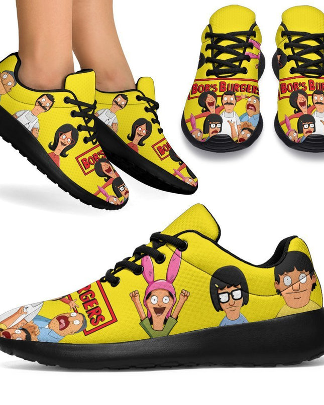 Bob's Burgers Sneakers Sporty Shoes Funny Gift Idea PT19