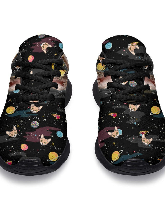 Devon Rex Cat Sneakers Sporty Shoes For Cat Lover