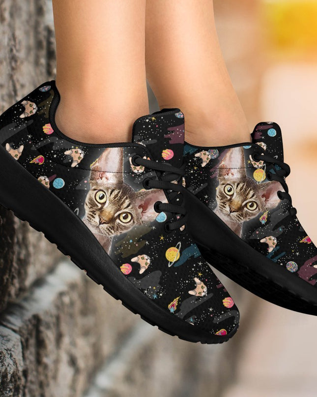 Devon Rex Cat Sneakers Sporty Shoes For Cat Lover