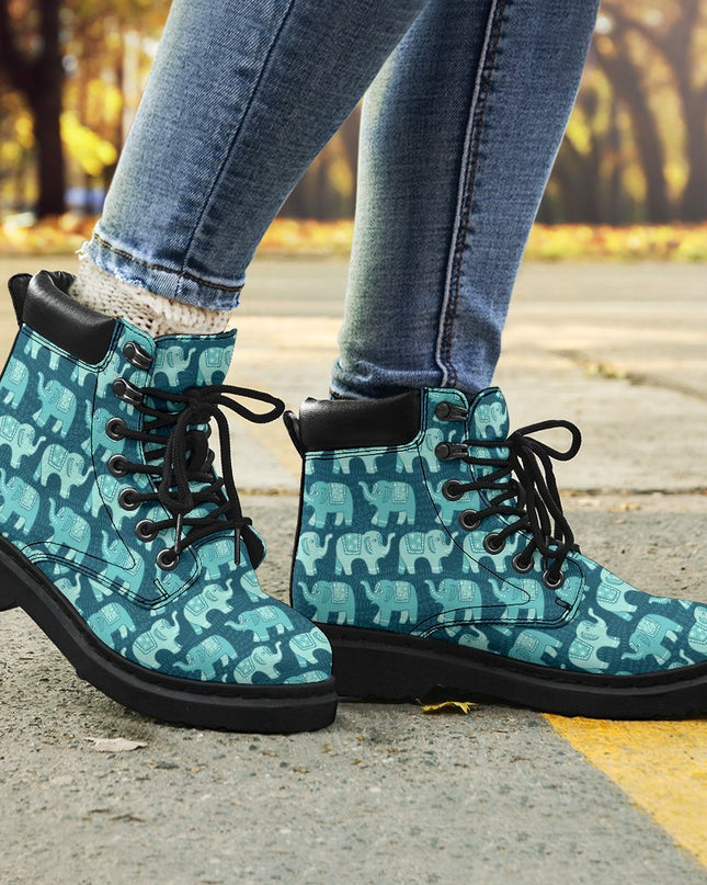 Elephant Boots Animal Custom Shoes Elephant Lover Gift PT03
