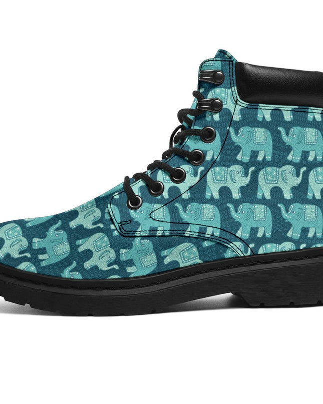 Elephant Boots Animal Custom Shoes Elephant Lover Gift PT03