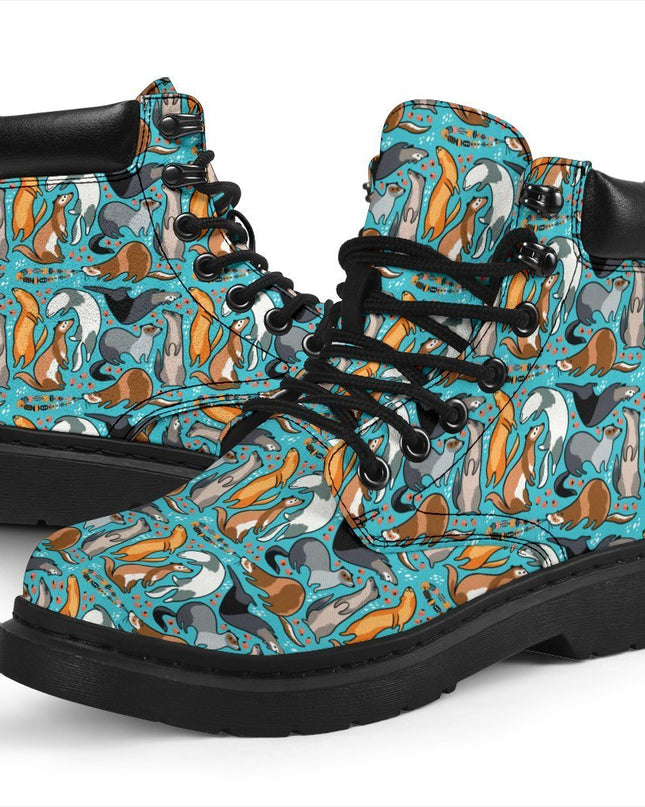 Ferret Boots Animal Custom Shoes Funny Ferret Lover Gift