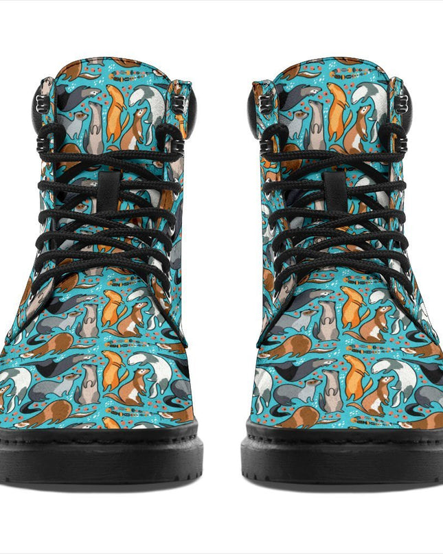 Ferret Boots Animal Custom Shoes Funny Ferret Lover Gift