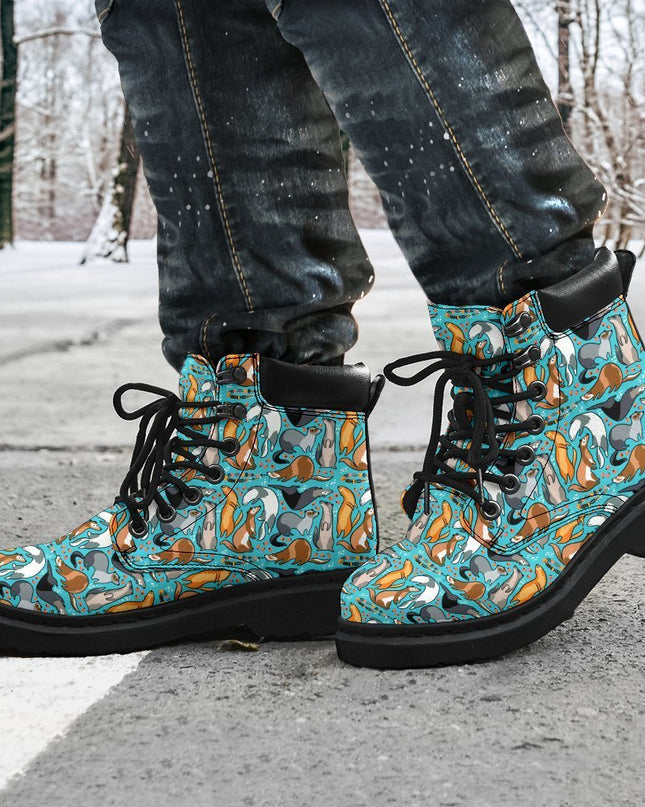 Ferret Boots Animal Custom Shoes Funny Ferret Lover Gift