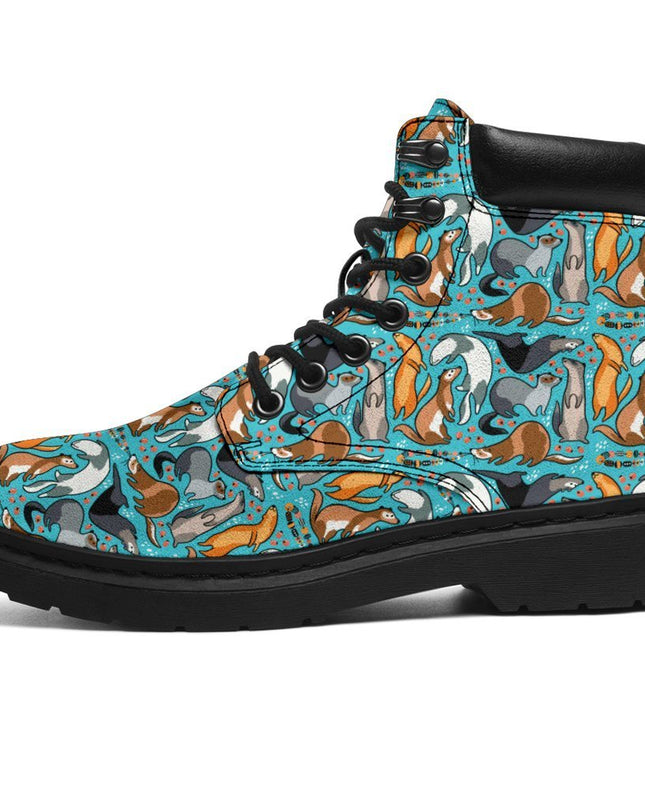 Ferret Boots Animal Custom Shoes Funny Ferret Lover Gift