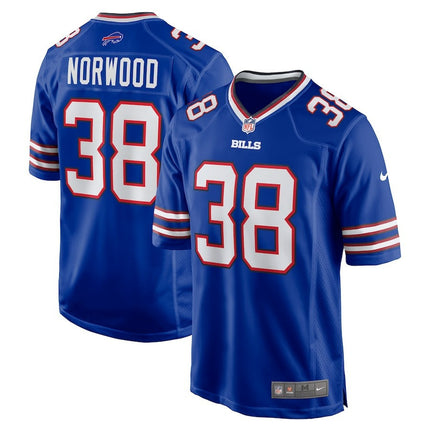 Tre Norwood Buffalo Bills 2024-2025 Royal Game Jersey