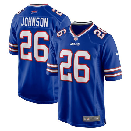 Ty Johnson Buffalo Bills 2024-2025 Royal Game Jersey