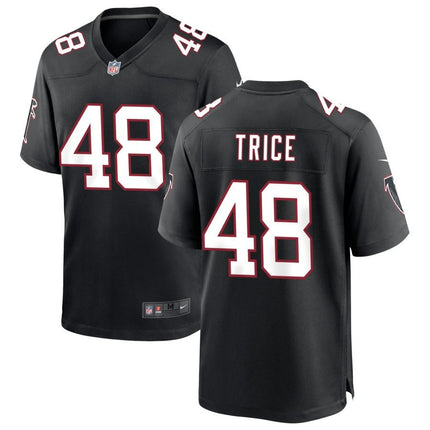 Bralen Trice Atlanta Falcons 2024 Game Player Black Jersey