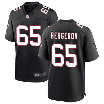 Matthew Bergeron Atlanta Falcons 2024 Game Player Black Jersey