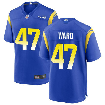 Alex Ward Los Angeles Rams 2024 Player Game Royal Jersey