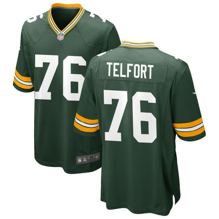 Kadeem Telfort Green Bay Packers 2024 Player Game Green Jersey