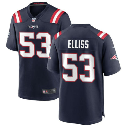 Christian Elliss New England Patriots 2024 Player Game Navy Jersey