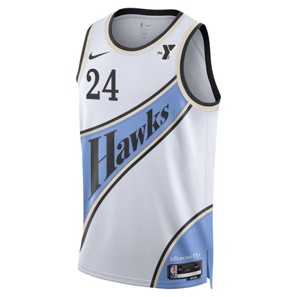 Garrison Mathews Atlanta Hawks 2024-2025 City Jersey - White